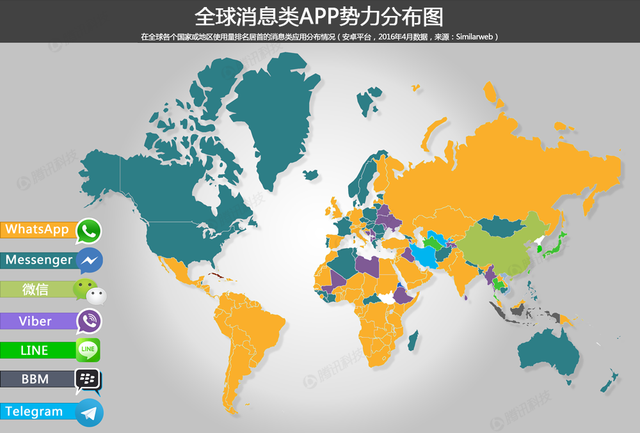 中日美大PK：Line、WhatsApp、WeChat誰更厲害？